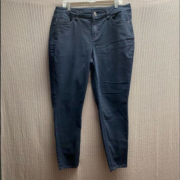 Lane Bryant plus size dark wash skinny jeans/ size 18/ 2 - Picture 1 of 6
